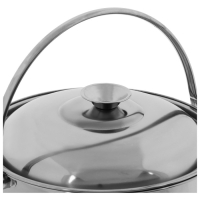 Котелок походный Maclay, 24 см, с крышкой, нержавеющая сталь Котелок походный Maclay, 24 см, с крышкой, нержавеющая сталь