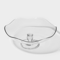 Блюдо на ножке стеклянное Toskana, d=30,3 см