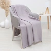 Плед IDEASON &laquo;Серый&raquo;, 150х200см, флис 135 гр/м, полиэстер