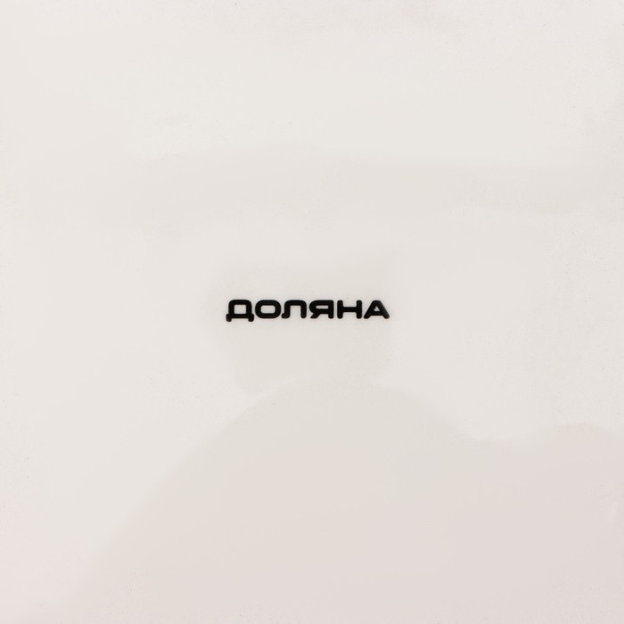 Блюдо сервировочное Доляна «Рождественский снеговик», d=20 см, цвет белый Блюдо сервировочное Доляна «Рождественский снеговик», d=20 см, цвет белый