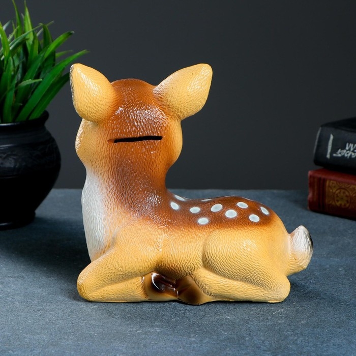 Копилка Копилка "Олененок" цветной 16х11х17см