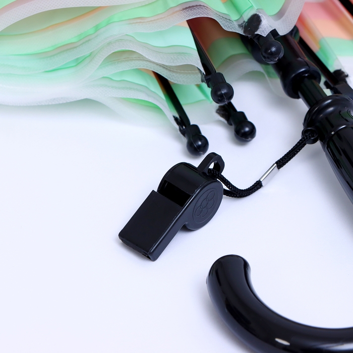 Детский зонт п/авт со свистком &laquo;Панда и малыш&raquo; d = 84 см, 8 спиц, 65 &times; 7 &times; 6 см