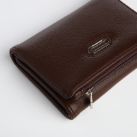 Кошелёк женский на магните, цвет коричневый Кошелёк женский на магните, цвет коричневый