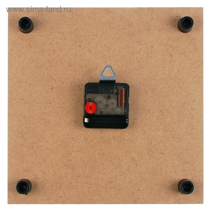 Часы настенные: Цветы,  бесшумные, 25 х 25 см