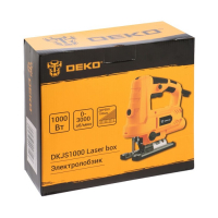 Лобзик электрический DEKO DKJS1000, 1000 Вт, 0-3000 об/мин, регулировка оборотов, лазер Лобзик электрический DEKO DKJS1000, 1000 Вт, 0-3000 об/мин, регулировка оборотов, лазер