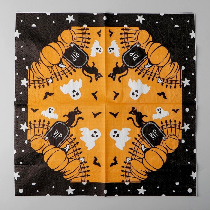 Салфетки бумажные «Дом с привидениями», 33х33 см, набор 20 шт. Салфетки бумажные «Дом с привидениями», 33х33 см, набор 20 шт.