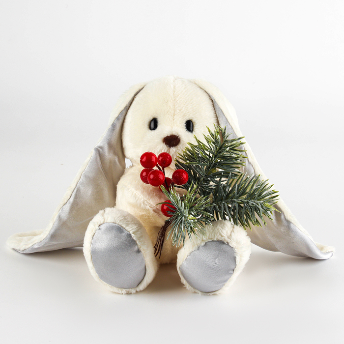 Новогодняя мягкая игрушка &laquo;Новогодний Lu&raquo;, заяц, 25 см, на новый год