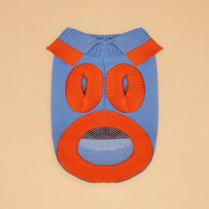 Свитер "Зайка", XS (ДС 17, ОШ 17, ОГ 23-37 см)