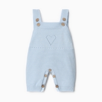 Комбинезон детский вязаный MINAKU, рост 80-86, цвет голубой