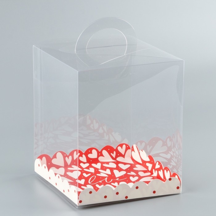 Коробка кондитерская, сундук, упаковка, «Любимое сердечко», 14 х 14 х 18 см Коробка кондитерская, сундук, упаковка, «Любимое сердечко», 14 х 14 х 18 см