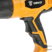 Фен технический DEKO HG2200W, 2200 Вт, 300/500 л/мин, 350/600 °С, 3 насадки Фен технический DEKO HG2200W, 2200 Вт, 300/500 л/мин, 350/600 °С, 3 насадки