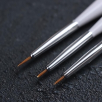 Набор кондитерских кисточек для декорирования Доляна, 3 шт, цвет белый Набор кондитерских кисточек для декорирования Доляна, 3 шт, цвет белый