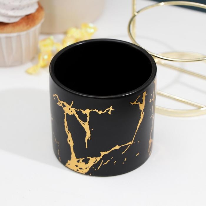 Конфетница керамическая &laquo;Марбл. Зонтик&raquo;, 220 мл, 9&times;20 см