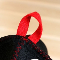 Шапка для бани с аппликацией "Не верь слухам, я хуже" Шапка для бани с аппликацией "Не верь слухам, я хуже"