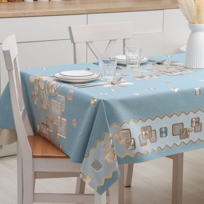 Клеёнка на стол &laquo;Джули&raquo;, на тканевой основе, рулон 20 метров, ширина 137 см