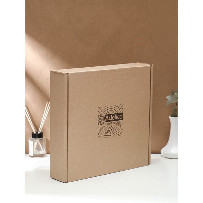 Столик - поднос для вина со съёмной менажницей на 4 персоны Adelica, 35&times;19&times;1,8 см, высота 21 см, берёза