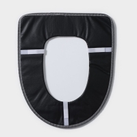 Чехол на сиденье для унитаза на липучках «Цветы», 35×45 см, цвет МИКС Чехол на сиденье для унитаза на липучках «Цветы», 35×45 см, цвет МИКС