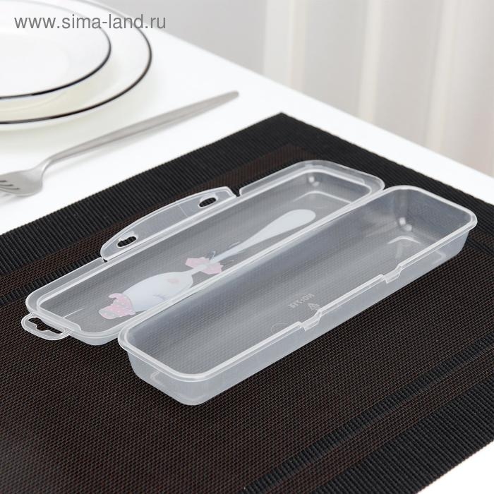 Футляр для столовых приборов Доляна, 24&times;7,5&times;3,8 см, рисунок МИКС