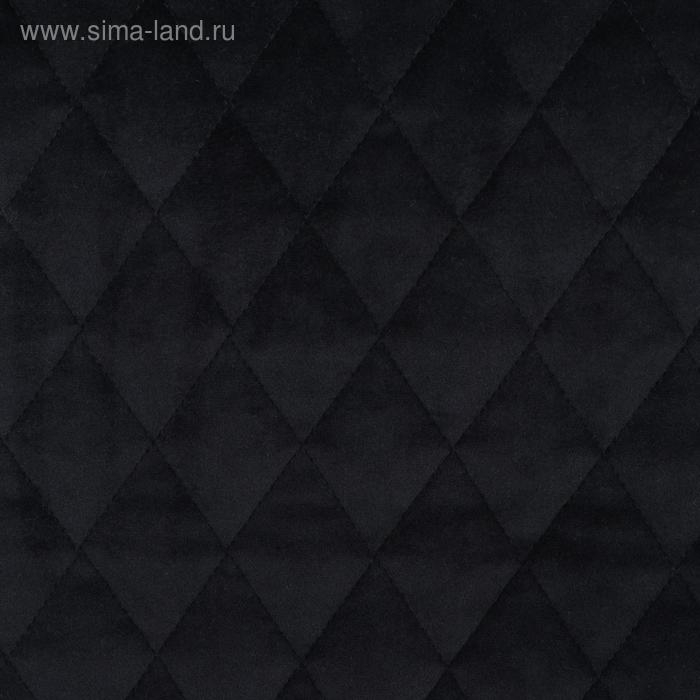 Накидка на переднее сиденье, велюр, размер 55 х 150 см, черный с красным кантом