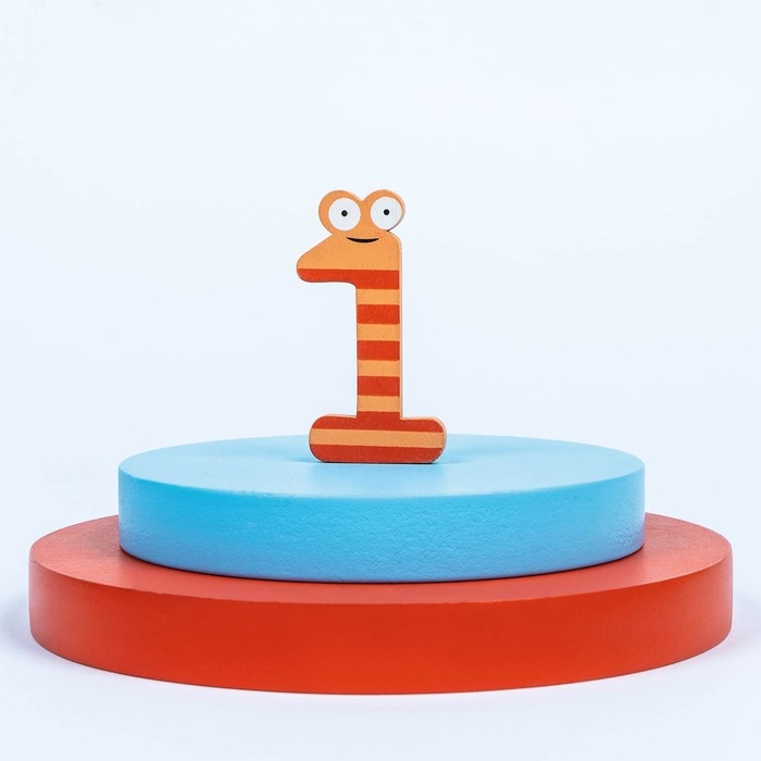 Цифры на магните, набор 10 шт., цифра: 6 &times; 4 см