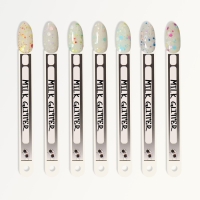 Гель лак для ногтей, &laquo;MILK GLITTER&raquo;, 3-х фазный, 8мл, LED/UV, цвет прозрачный (03)