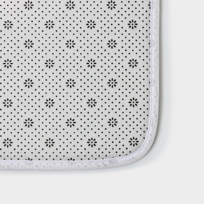 Коврик для ванной и туалета Доляна &laquo;Мелаж&raquo;, 40&times;60 см