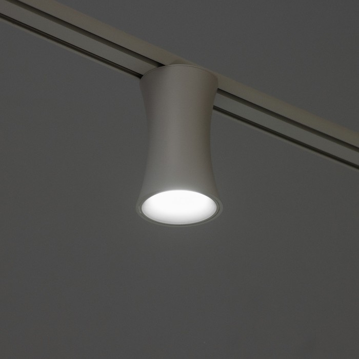 Светильник трековый SLIM Светильник трековый SLIM "Лотос" LED 12Вт 3000K-6000К 48V CRI90 белый 8х8х12,5см