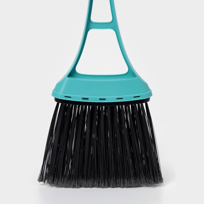 Веник &laquo;Практик&raquo;, цвет аквамарин