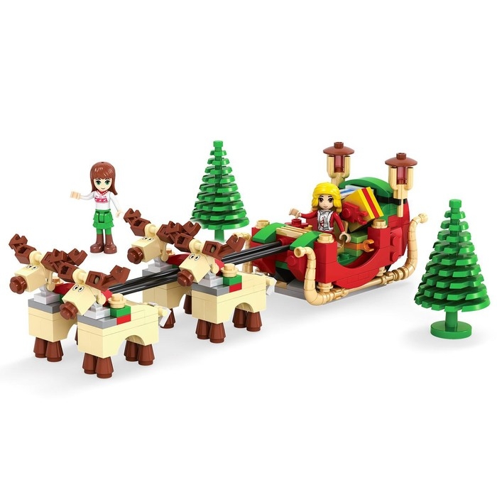 Конструктор Новый год &laquo;Сани Санты&raquo;, 228 деталей, в пакете