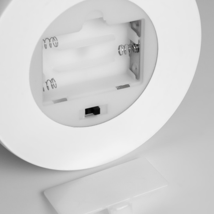 Ночник колба "Дед мороз" LED 3хААА красный 11х11х22,5см