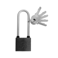 Замок навесной "АЛЛЮР" ВС1Ч-330Д, длинная дужка d=5 мм, 5 ключей