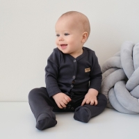 Комбинезон детский MINAKU, цвет графитовый, рост 74-80 см