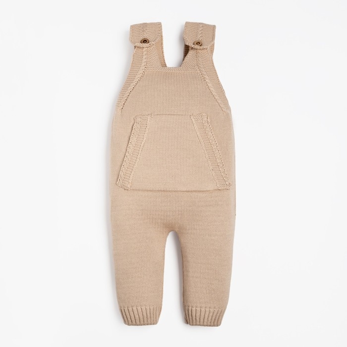 Комбинезон вязаный Крошка Я "Basic" рост 74-80 см, цвет бежевый