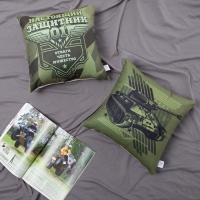 Наволочка декоративная Этель "Танк" 40х40 см, 100% п/э Наволочка декоративная Этель "Танк" 40х40 см, 100% п/э