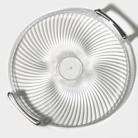 Диспенсер для напитков Доляна, 4 отделения 1,6 л, 4 стакана 350 мл, цвет белый