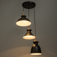 Светильник BayerLux "Вармо" 3хЕ27 40Вт черный 41х41х25-125см