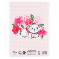 Картон белый, А4, 8 листов, мелованный, односторонний, в папке, 210, г/м&sup2;, Коты Аристократы