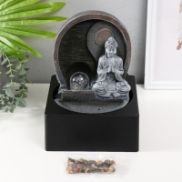 Фонтан настольный от сети, подсветка "Будда под луной" 18х18х24 см Фонтан настольный от сети, подсветка "Будда под луной" 18х18х24 см