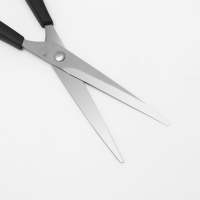 Ножницы парикмахерские с упором, лезвие &mdash; 6 см, цвет чёрный/серебристый