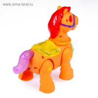 Лошадка &laquo;Дружок&raquo;, световые и звуковые эффекты, работает от батареек, МИКС
