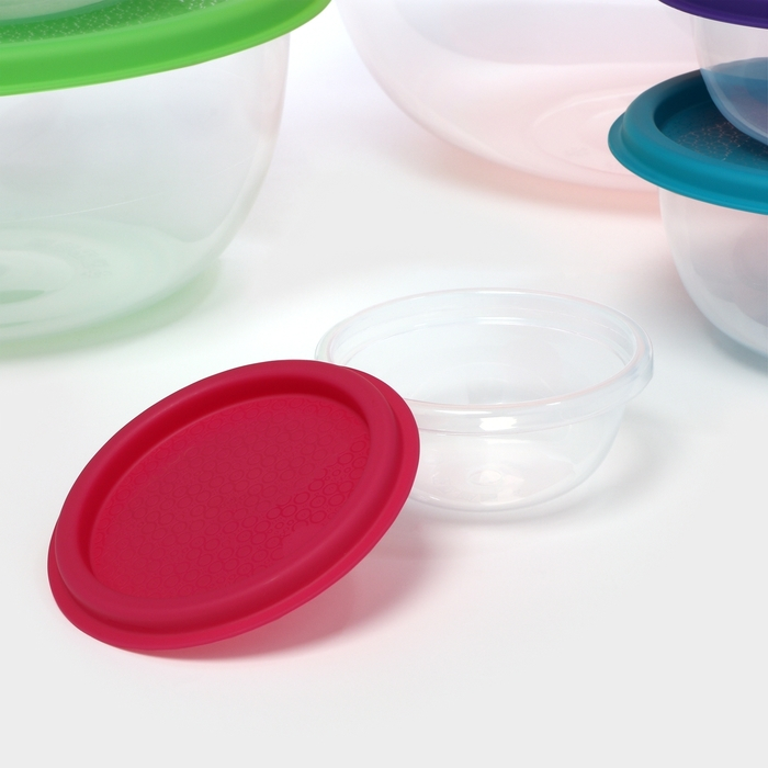 Набор мисок &laquo;Радуга&raquo;, 7 шт, цвет МИКС