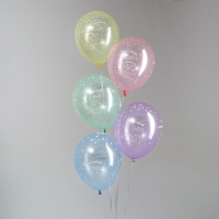 Воздушный шар латексный 12" «От всей души», прозрачный, 15 шт., МИКС Воздушный шар латексный 12" «От всей души», прозрачный, 15 шт., МИКС