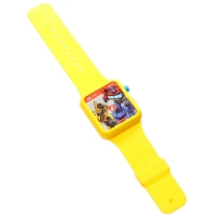 Часы музыкальные &laquo;Трансформеры&raquo;, звук, цвет жёлтый