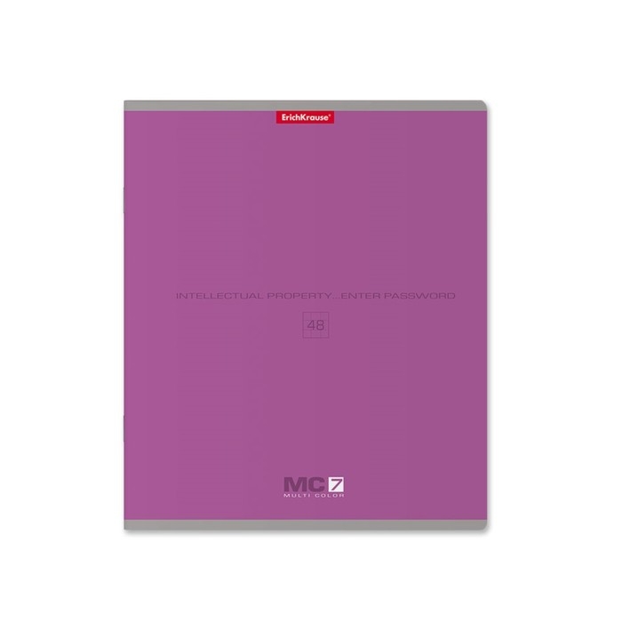 Тетрадь 48 листов в клетку, ErichKrause MC-7, обложка мелованный картон, блок офсет 100% белизна, МИКС Тетрадь 48 листов в клетку, ErichKrause MC-7, обложка мелованный картон, блок офсет 100% белизна, МИКС