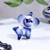 Сувенир Слон "Люся", гжель