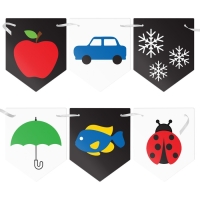 Контрастные картинки для новорождённых «Абстракции и простые фигуры», 10 карт, 0+ Контрастные картинки для новорождённых «Абстракции и простые фигуры», 10 карт, 0+