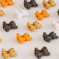 Миниатюра кукольная &laquo;Мишка&raquo;, набор 4 шт, размер 1 шт: 1,8&times;1,4&times;1,1 см, цвета МИКС