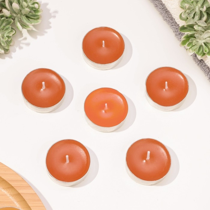 Свечи чайные ароматические, 6 штук, арабика Свечи чайные ароматические, 6 штук, арабика