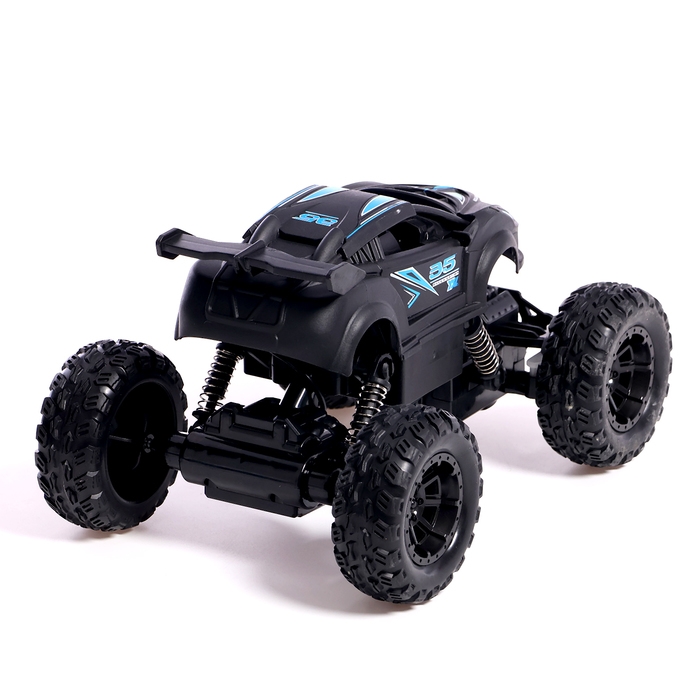 Джип радиоуправляемый &laquo;Покоритель&raquo;, управление с телефона, работает от аккумулятора, цвет чёрный