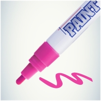 Маркер-краска (лаковый) MunHwa, 4.0 мм, розовая нитро-основа